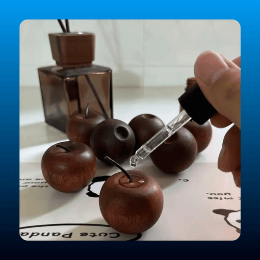 Natural Wooden Aroma Diffuser Set