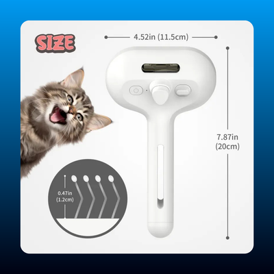 Pet Shedding and Grooming Brush with Sprayer