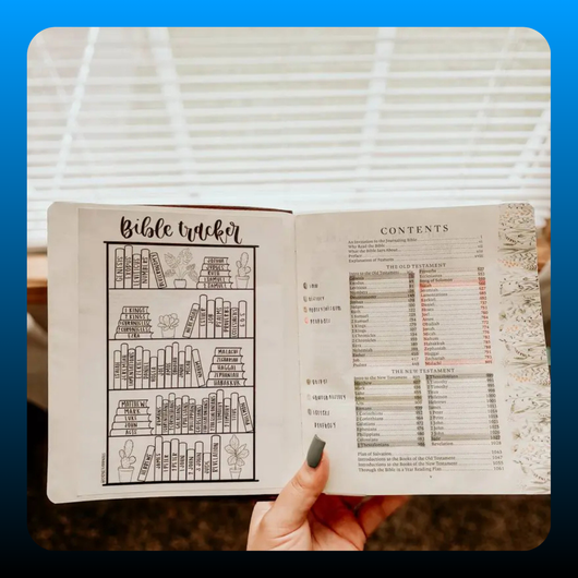 Bible Reading Tracker Sticker (4 Pieces)