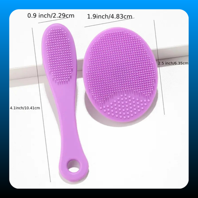 Silicone Brush Cleansing Set (3 Pack)
