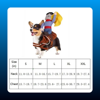 Bullfighter Rider Pet Costume
