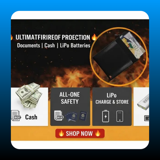 Fireproof Document Bag with Water Resistant