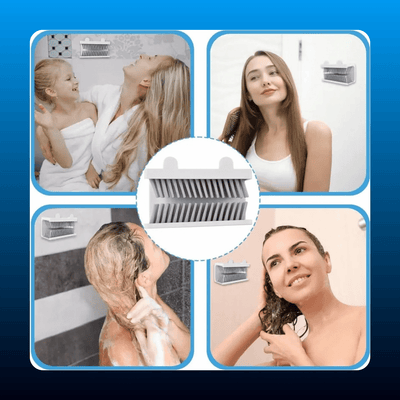 Wall-Mounted Silicone Hair Catcher