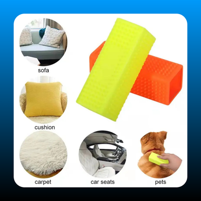 Pet Hair Remover & Carpet Striping Block (2 Pack)