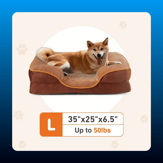 Orthopedic Bolster Dog Bed, Waterproof