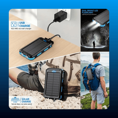 20000mAh Solar Power Bank