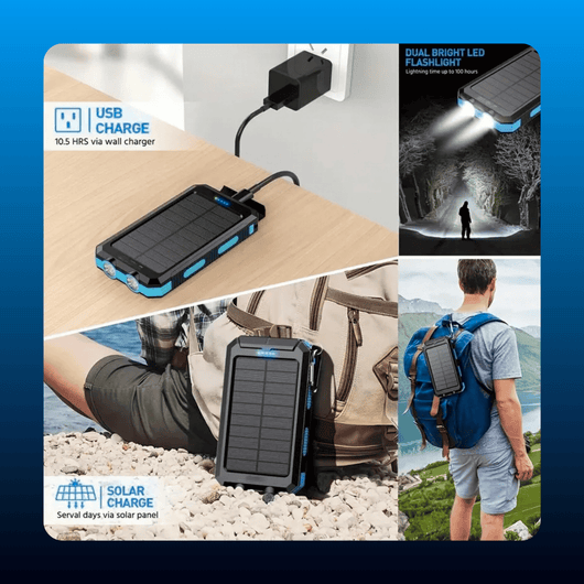 20000mAh Solar Power Bank
