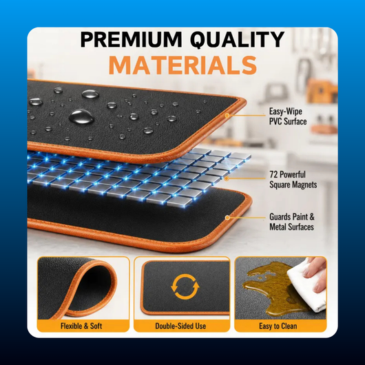 3-Piece Magnetic Tool Mat & Tray Holder