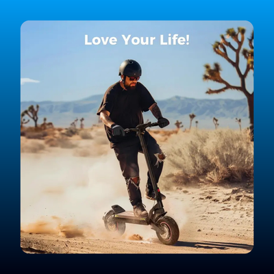 Dual Motor Electric Scooter with App Control