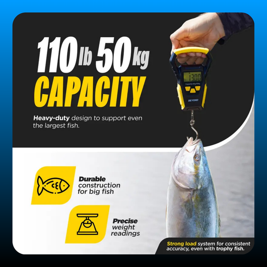 Fishing Digital Scale with Built-in Tape Measure