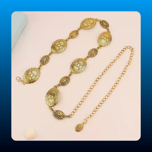 Boho Metal Chain Waist Belt