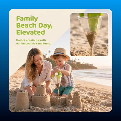Sand Castle Building Set with Sand Funnel