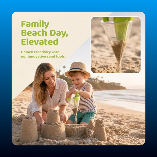 Sand Castle Building Set with Sand Funnel