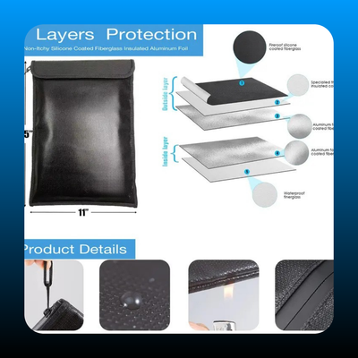 Fireproof Document Bag with Water Resistant