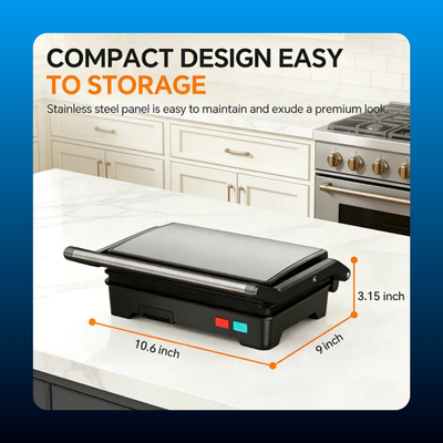 3-in-1 Electric Grill and Panini Press