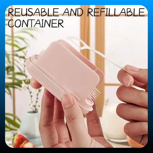 Travel-Sized Dental Floss Storage Case
