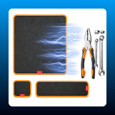 3-Piece Magnetic Tool Mat & Tray Holder