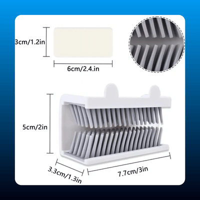 Wall-Mounted Silicone Hair Catcher