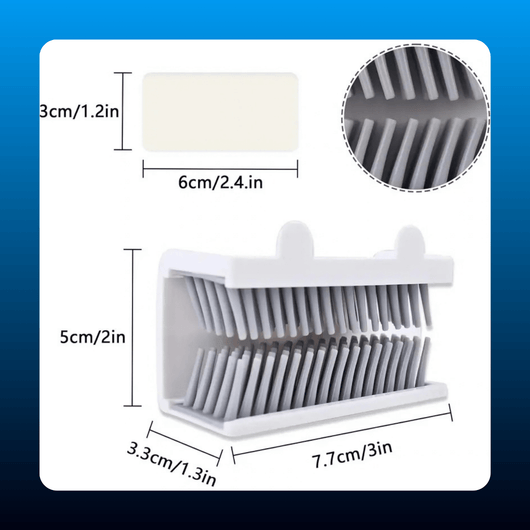 Wall-Mounted Silicone Hair Catcher