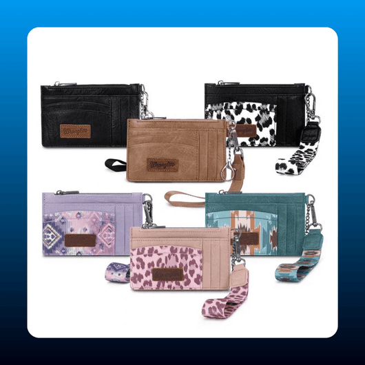 RFID Card Wallet with Wristlet Strap