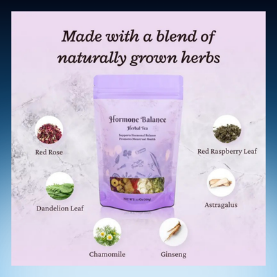 Hormone Balance Herbal Tea for Women PMS PCOS and Menstrual Support