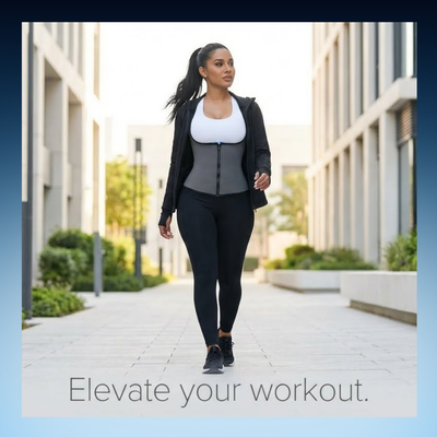 Sauna Zipper Waist Trainer Workout Vest