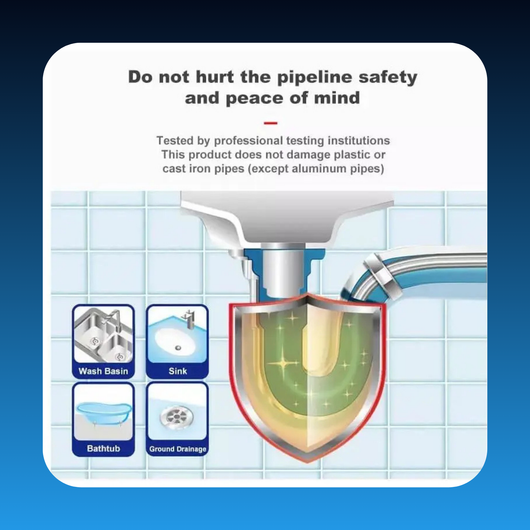 Powerful Sink and Drain Cleaner Powder