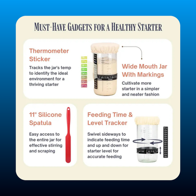 Sourdough Starter Kit for Mason Jars