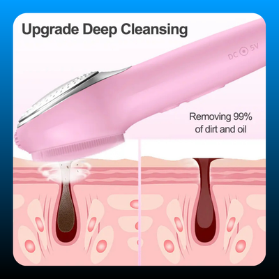 Electric Silicone LED Lighting Face Brush
