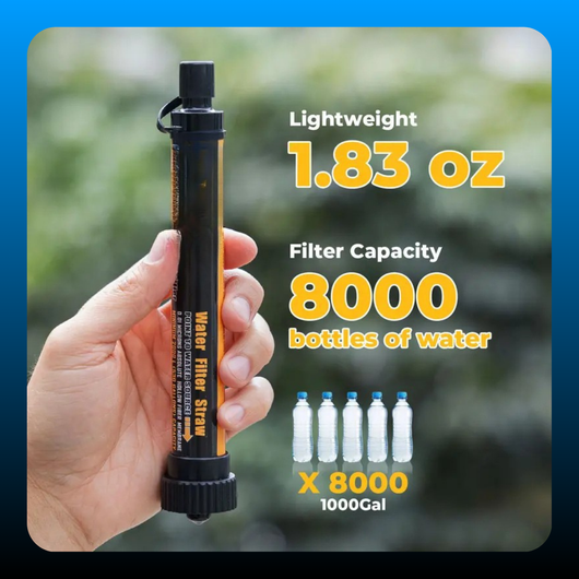 Portable Emergency Water Straw