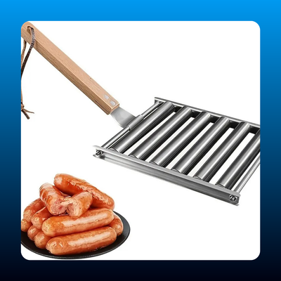 Stainless Steel Hot Dog Roller for the Grill