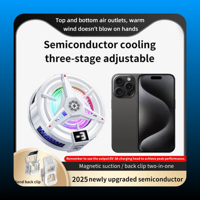 Magnetic Suction Phone Cooling Device