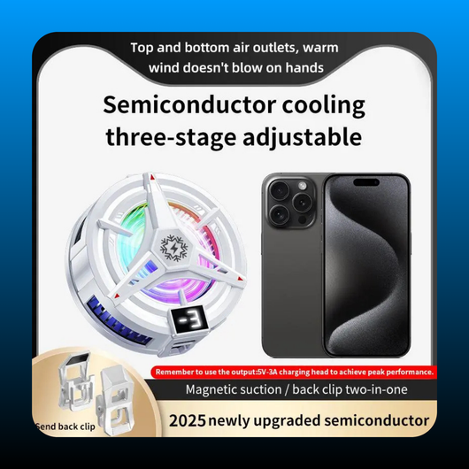 Magnetic Suction Phone Cooling Device