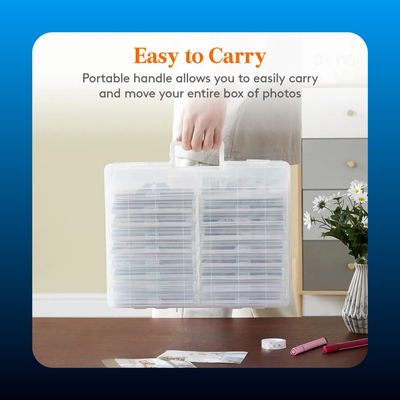 Photo Storage Box with Inner Photo Keeper