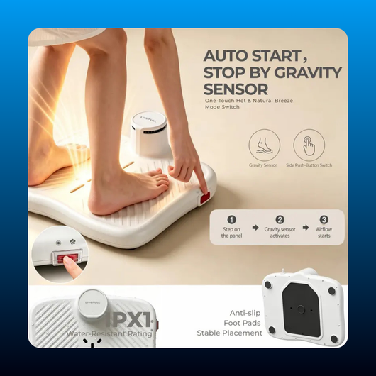 Hands Free Body and Foot Air Dryer