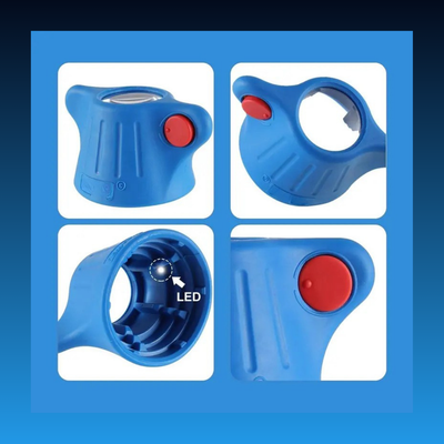 Medicine Bottle Opener with Magnifier & LED Light