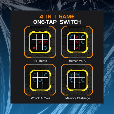 Portable Handheld Tic Tac Toe Game Console
