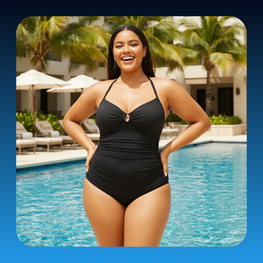 Plus Size Smart Sculpt Shaping Swimsuit