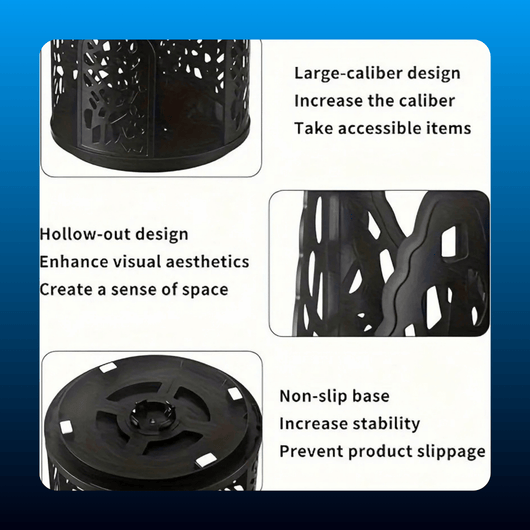 4-Tier Rotating Cup and Lid Holder