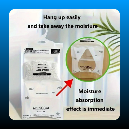 Hanging Moisture Absorber Bags (10 Pack)