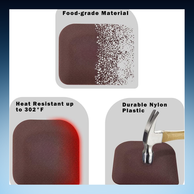 Heavy-Duty Plastic Pan Scraper
