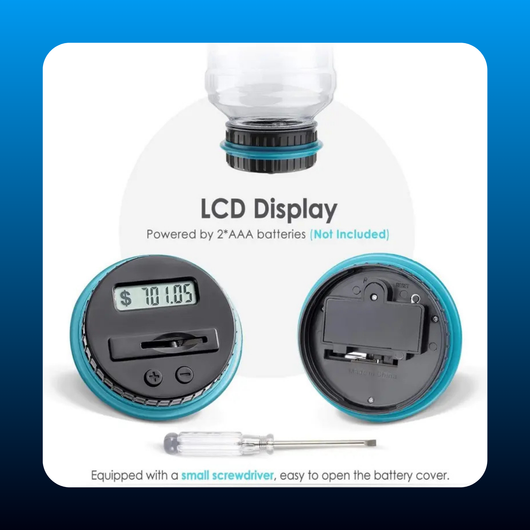Digital Coin Counting Bank with LCD Counter