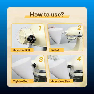 Flour Funnel for Kitchen Mixer