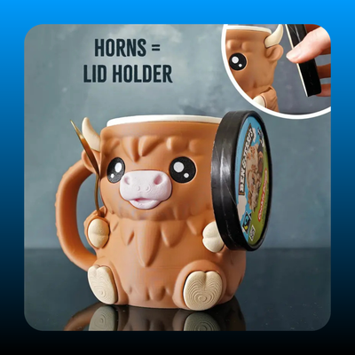 Cow Ice Cream Pint Holder
