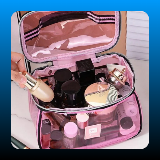 Portable Luxury Vintage Makeup Bag