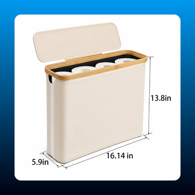 Toilet Paper Holder with Lid