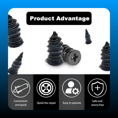 80PCS Tire Plug Kit with Screwdriver