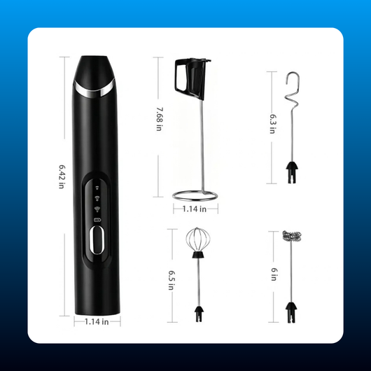 Rechargeable 4-in-1 Milk Frother