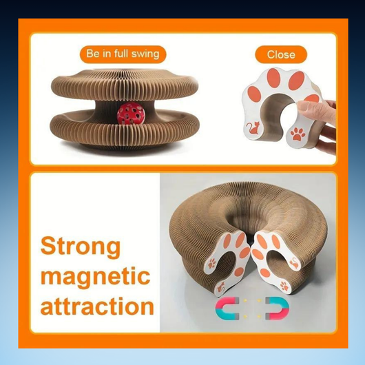 Deformable Magnetic Cat Scratch Board