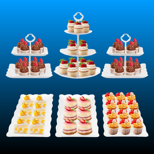 Plastic Cupcake Stand Set